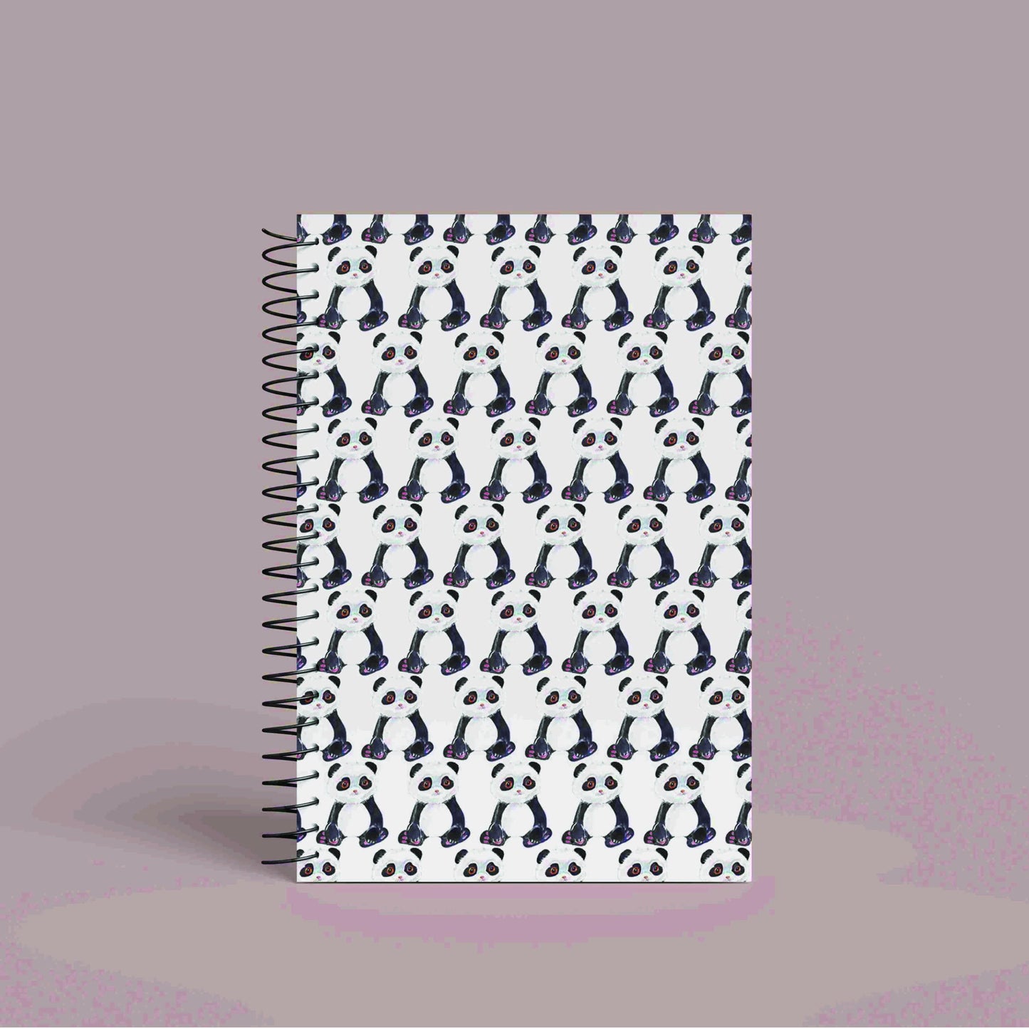 A5 Personalised Panda Notebook | 60 Pages | Lined or Plain Paper | Matching Wrapping Paper Available | Custom Notebook Gift