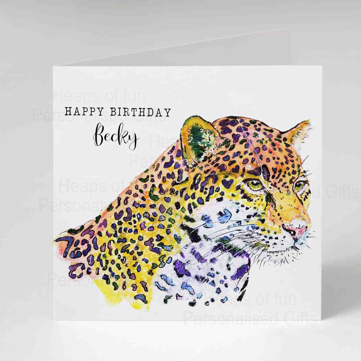 Jaguar Greeting Card - Any occasion