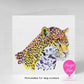Personalised Jaguar Greeting Card | Wild Cat Card for Any Occasion