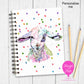A5 Personalised Notebook – Lamb Design | Custom Name Journal