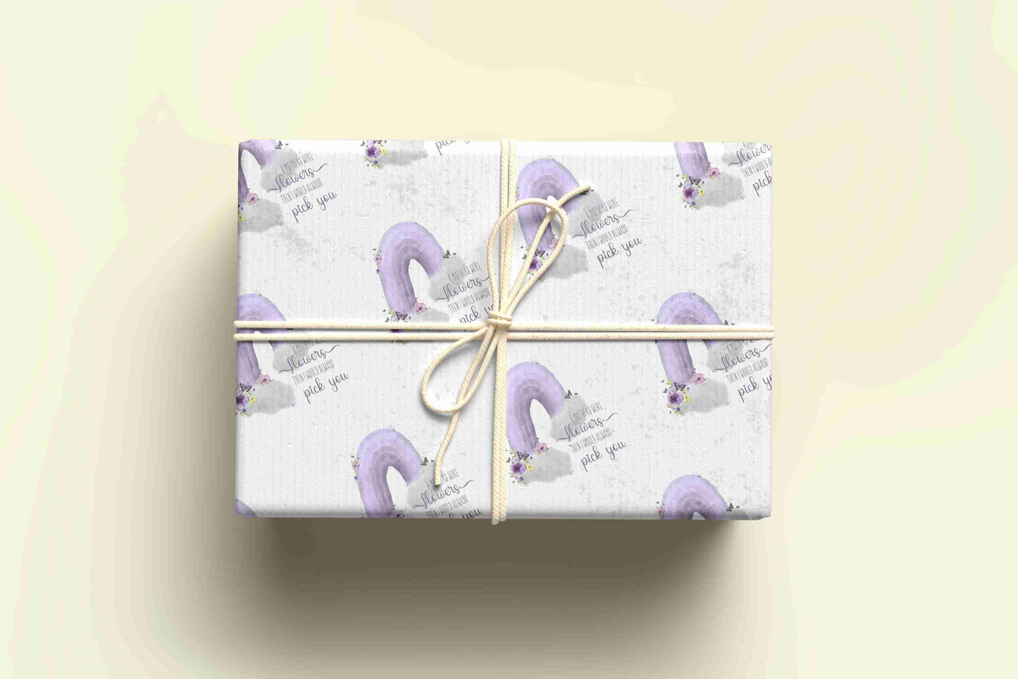 If Mother's were flowers I would pick you Wrapping Paper