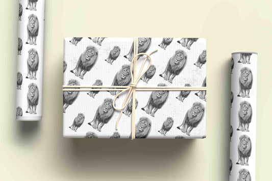 Lion Wrapping Paper
