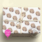 Personalised Lion Wrapping Paper | Custom Name Gift Wrap for Birthday, Retirement ,  & Any Special Occasion,  Safari Animal Gift Wrap , From £2.99