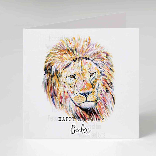 Lion Greeting Card - Any occasion