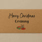 Personalised Merry Christmas Envelope – Perfect for Gifting Money, Vouchers & Gift Cards
