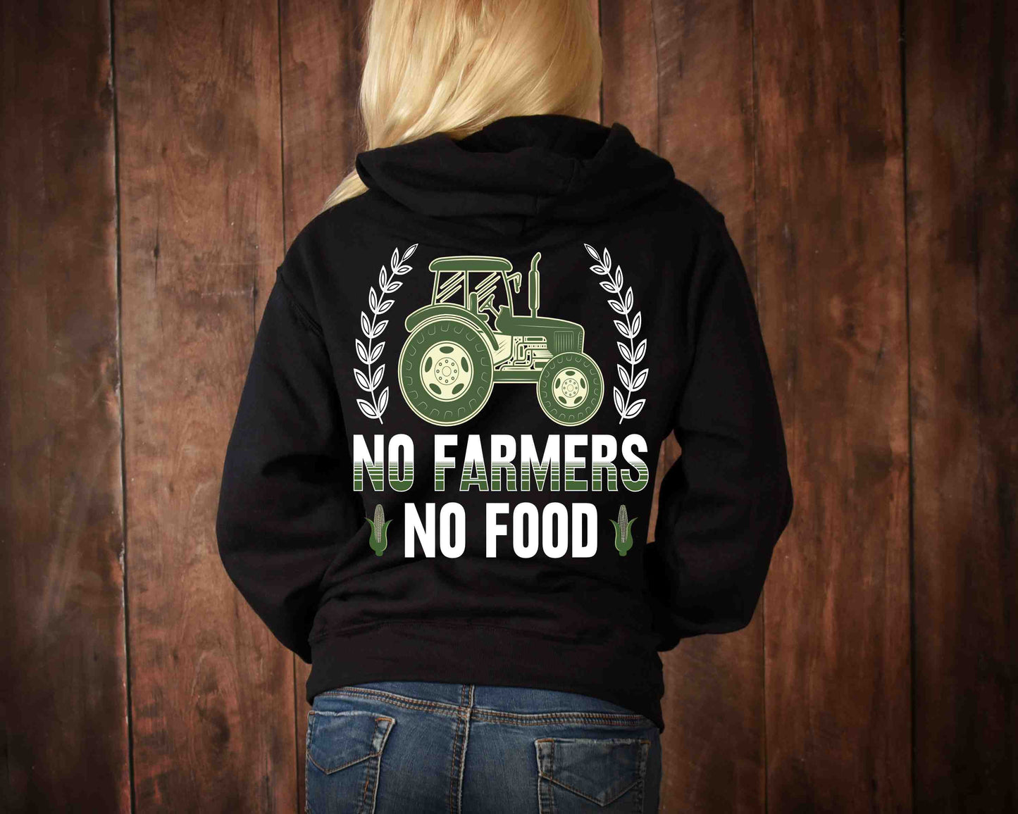 No Farmers No Food Hoodie - Kids