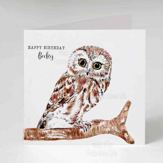 Owl Greeting Card - Any occasion