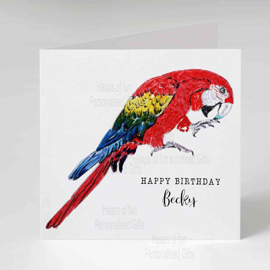 Parrot Greeting Card - Any occasion