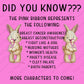 Pink Ribbon Awareness Notebook – Bunny Design Journal