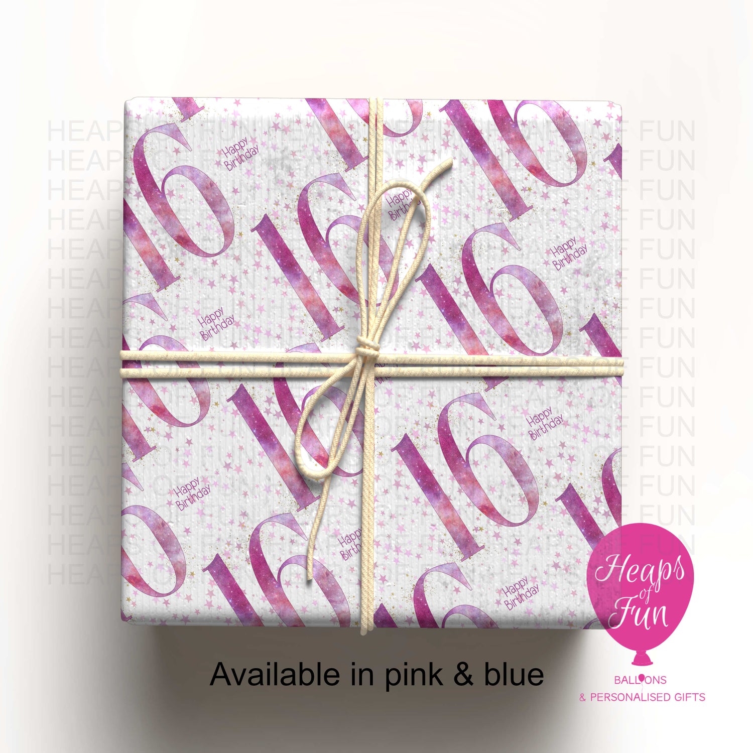 Age 1 - 16 Wrapping Paper