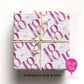 Personalised 18th Birthday Wrapping Paper – Pink or Blue – Custom Name Gift Wrap