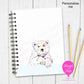 A5 Personalised Notebook – Polar Bear Design | Custom Name Journal