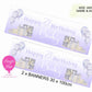 “Purple balloon and present themed personalised banner – perfect for 18th, 21st, 30th birthdays”