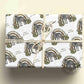 Zebra Birthday Wrapping Paper – Cute Safari Gift Wrap – Rainbow Zebra Wrapping Paper for Kids Birthdays