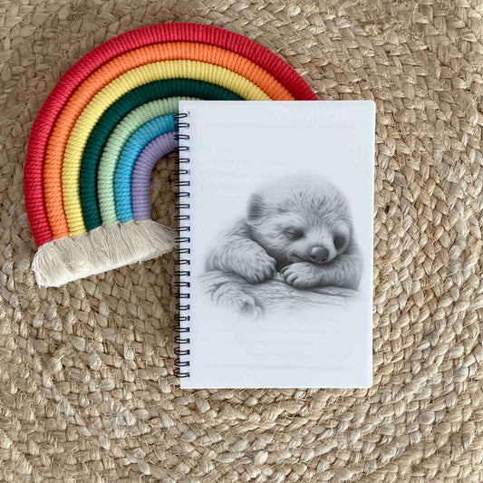 Sketchy Sleepy Sloth Notebook