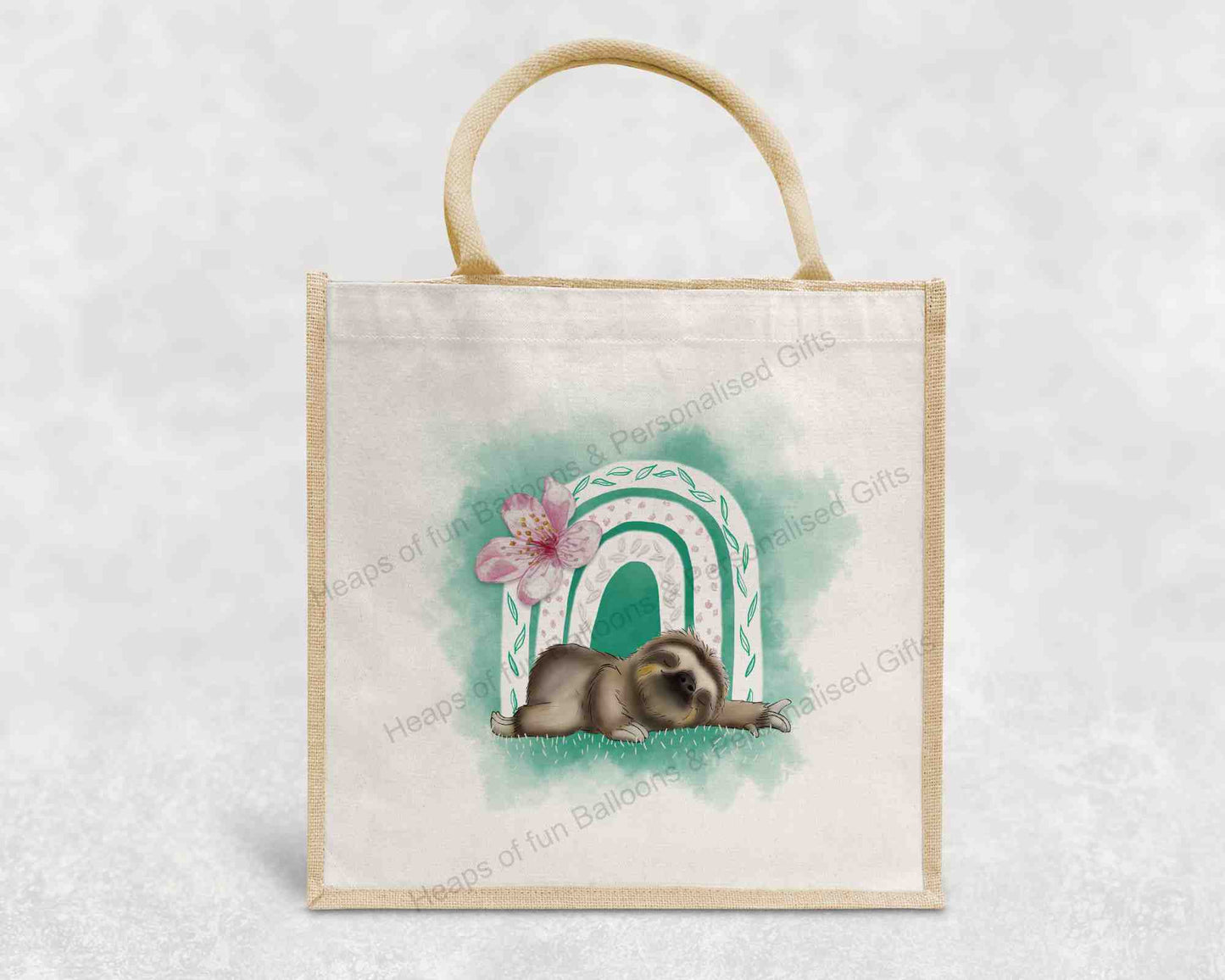 Sloth Eco-Friendly Jute Bag