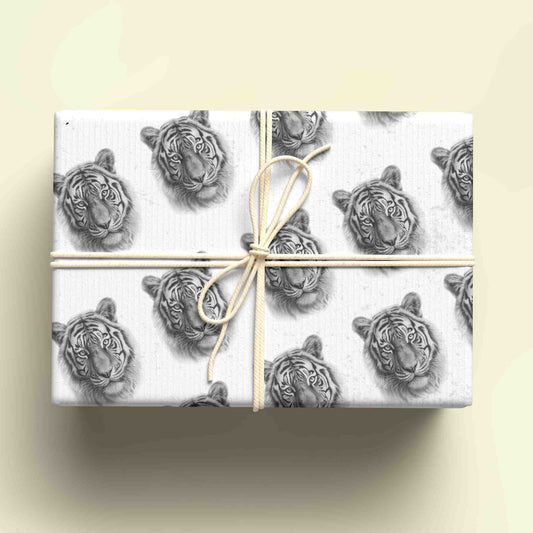 Sketchy Tiger Wrapping Paper - For any occasion