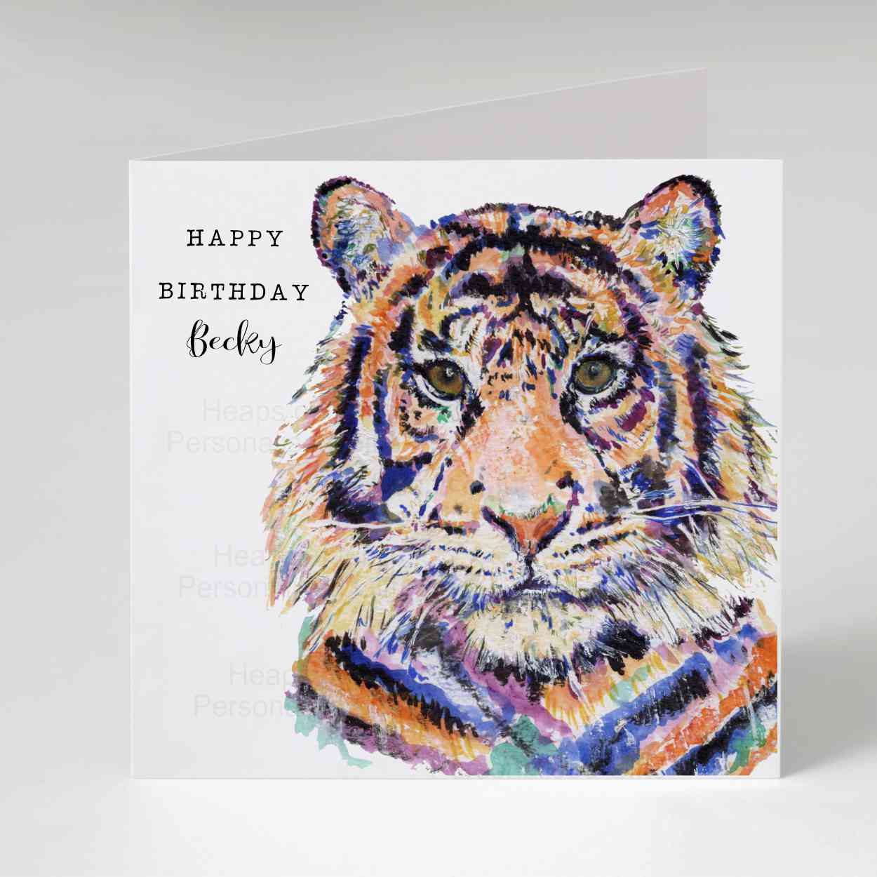 Tiger Greeting Card - Any occasion