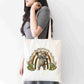 Tiger Cub with Rainbow Tote Bag – Jungle Animal Eco Shopper