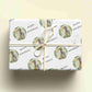 Zebra Birthday Wrapping Paper - Ages 1 - 9