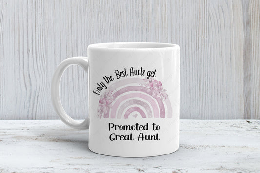 Only the best Aunts Get Promoted to Great Aunt, Pregnancy Announcement Gift