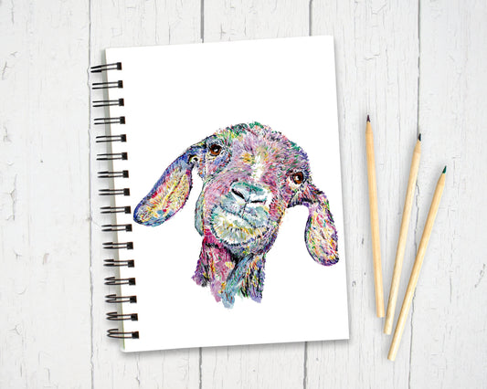 A5 Personalised Goat Notebook, Journal, Goat Gift
