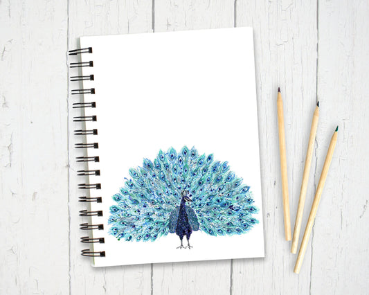Peacock Notebook | Peacock Gift