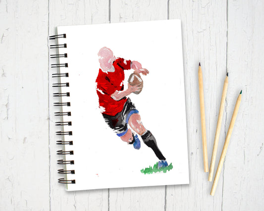 Rugby Notebook | Rugby Themed Gift