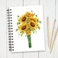 Sunflowers Notebook | Floral Notebook | Sunflower Gift