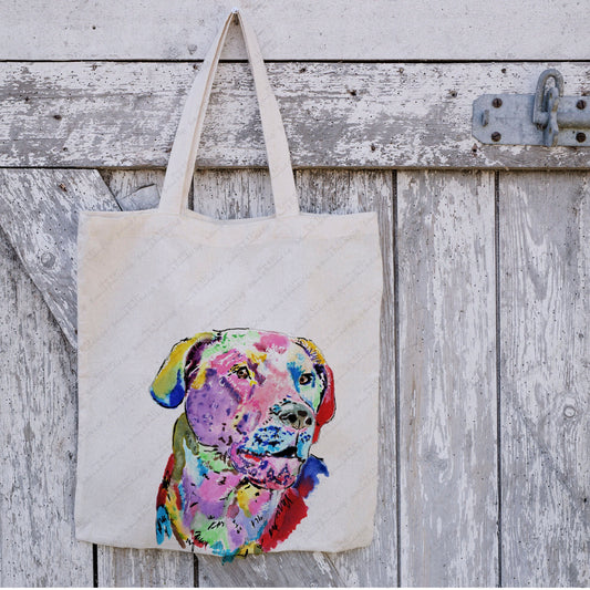 Personalised Tote Bag, Labrador Tote Bag, Labrador Gift, Reusable Bag