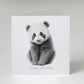 Panda Birthday Card - Personalised Panda Card