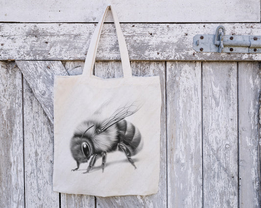 Bee Tote Bag, Reusable Bag, Personalised Tote Bag
