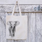 Elephant Tote Bag, Reusable Bag, Personalised Tote Bag
