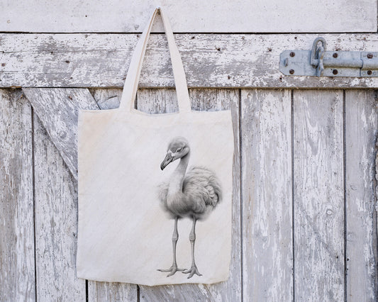 Flamingo Tote Bag, Reusable Bag, Personalised Tote Bag