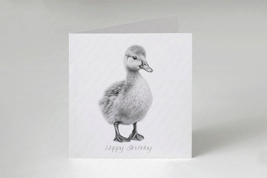 Duck Birthday Card - Personalised Duck Card