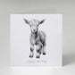Goat Birthday Card - Personalised Goat Card