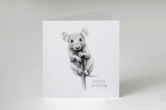 Rat Birthday Card - Personalised Rat Card
