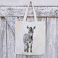 Zebra Tote Bag, Reusable Bag, Personalised Tote Bag