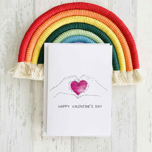 Personalised Valentine's Day Card, Holding Heart Valentine's Day Gift